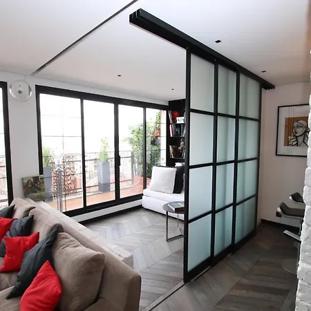 Apartment Loft Panoramic Eiffel Tower View Molitor